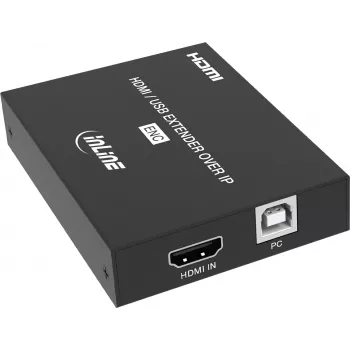InLine® KVM extender cez IP, HDMI Full HD, 150 m, vysielač (TX)