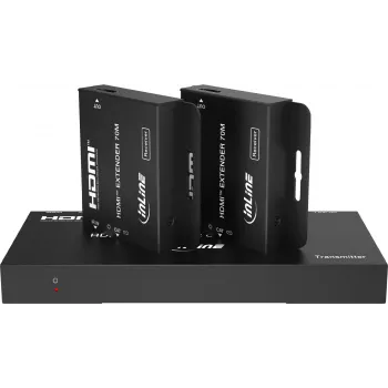 InLine® video splitter/extender 1x2 Cat.6 HDMI 4K/30Hz sada