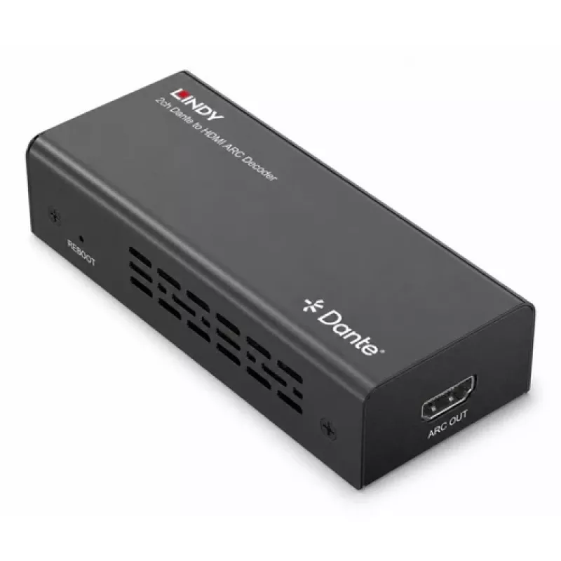 Lindy 2ch Dante na HDMI ARC dekodér