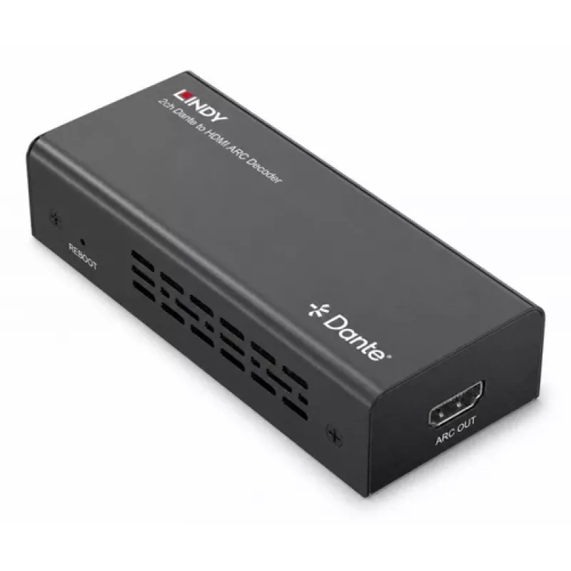 Lindy 2ch Dante na HDMI ARC dekodér