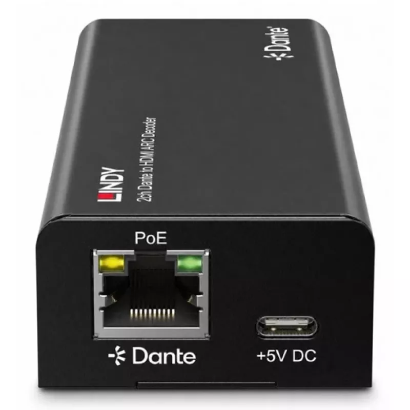 Lindy 2ch Dante na HDMI ARC dekodér