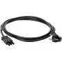 Kopp GST18i3 Schuko zahnutý napájací kábel 3 m 3G1,5mm² H05VV-F čierny