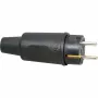 Kopp 179516009 ochranný konektor samec Schuko, guma, 16 A, 230 V, IP44, čierny