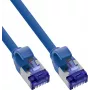 INLINE B-74901B balenie 125 ks Slim Cat.6A S/FTP LSZH patch kábel, modrá, 1 m