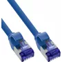 INLINE® B-74914B Slim Cat.6A S/FTP LSZH patch kábel, modrá, 1,5 m, balenie 100 ks (Bulk)