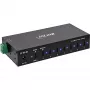 DELOCK InLine® USB 3.2 Gen.1 Industrial Hub, USB-C, 7 portov, s napájacím zdrojom
