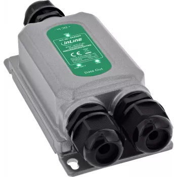 InLine® PoE+ mediálny konvertor Outdoor IP67 IK10 1 Gb/s RJ45 SFP