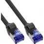 INLINE B-74901S Slim Cat.6A S/FTP LSZH Patch kábel, 1 m, čierna, balenie 125 ks