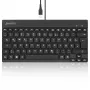 Perixx PERIBOARD-326 DE podsvietená USB klávesnica, káblová, čierna