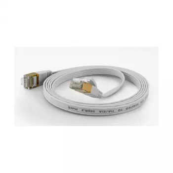 WANTEC 7004 Cat6a F/UTP patch kábel, 0,5 m, RJ-45, 10 Gbps, čierny