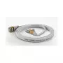 WANTEC 7004 Cat6a F/UTP patch kábel, 0,5 m, RJ-45, 10 Gbps, čierny