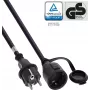 InLine® predlžovací kábel s ochranným kontaktom, Outdoor IP44, ochrana proti dotyku, 5m