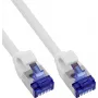 INLINE B-74914W Slim Cat.6A S/FTP LSZH patch kábel, biela, 1,5m, balenie 100 ks