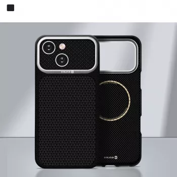 Evelatus Apple iPhone 15 Carbon Premium Edition MagSafe puzdro čierna