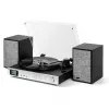 AKAI ATT-500SP gramofón s remeňovým pohonom, externými reproduktormi, Bluetooth, USB nahrávaním, čierny
