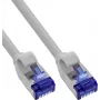 125 kusov B-Pack InLine® Slim Cat.6A S/FTP LSZH patch kábel sivý 1 m