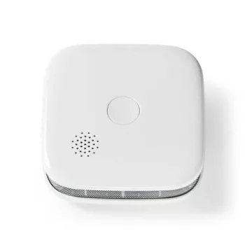 Nedis SmartLife Wi-Fi hlásič dymu WIFIDS21WT3 - 3 ks balenie, fotoelektrický, 85 dB siréna, Smart Alerts, certifikát EN 14604, biely