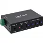 DELOCK InLine® USB 3.2 Gen.1 priemyselný hub, USB-C, 4-portový, s napájacím zdrojom