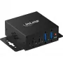 InLine USB 3.2 Priemyselný hub, 4-portový, 2x USB-A, 2x USB-C (35396H)