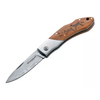 Boker Magnum Caveman Damascus zatvárací nôž 01RY818DAM
