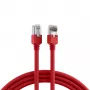 EFB Elektronik K2793.0,50 RJ45 crossover patch kábel Cat.5e SF/UTP, Hirose TM11, Draka UC300, 0,5 m, červená