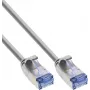 InLine Slim patch kábel U/FTP PiMf Cat.6A, 10 m, sivý (71900)