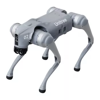 Unitree Go2 Pro štvornohý robotický pes s 4D-LiDAR, 4K-KI kamera, 48 TOPS KI, 12 stupňov voľnosti, IP67, 8000-mAh batéria, Wi-Fi 6, Bluetooth 5.2, 3,5 m/s, 5 kg nosnosť