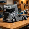 HUINA 32329 Scania 1:18 6-kanálová RC ťahač návesov sivá strieborná