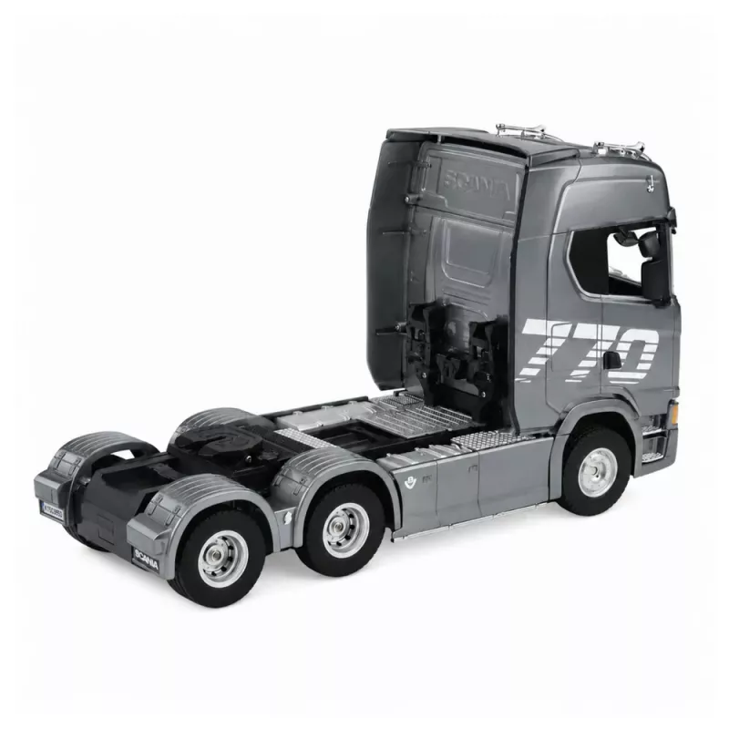 HUINA 32329 Scania 1:18 6-kanálová RC ťahač návesov sivá strieborná