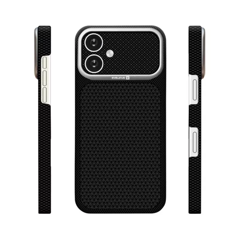 Evelatus Apple iPhone 16 Carbon Premium Edition MagSafe puzdro čierne