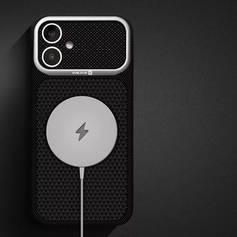 Evelatus Apple iPhone 16 Carbon Premium Edition MagSafe puzdro čierne