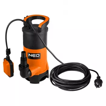 NEO TOOLS 900W ponorné čerpadlo na špinavú vodu s prietokom 16000 l/h a plavákovým spínačom