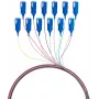 EFB Elektronik sklolaminátový pigtail SC 9/125 OS2 sada 12 farieb 2m - singlemode kábel/sada adaptérov