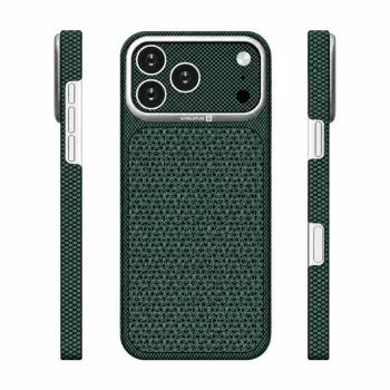 Evelatus Apple iPhone 17 Pro Max Carbon Premium Edition MagSafe puzdro zelená