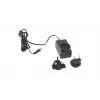 Outwell 651062 elektrická pumpa - 12V DC / 230V AC, nafukovanie a odfukovanie, 3 univerzálne trysky, čierna