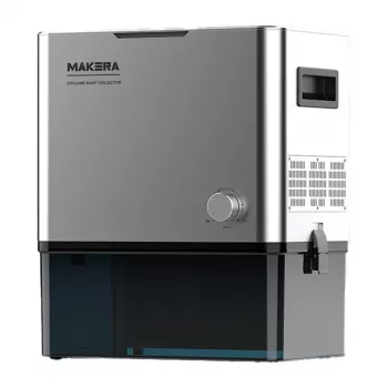 MAKERA cyklónový zberač prachu – vysoko účinný odlučovač prachu pre dielenské vysávače, 50mm prípojky, biela