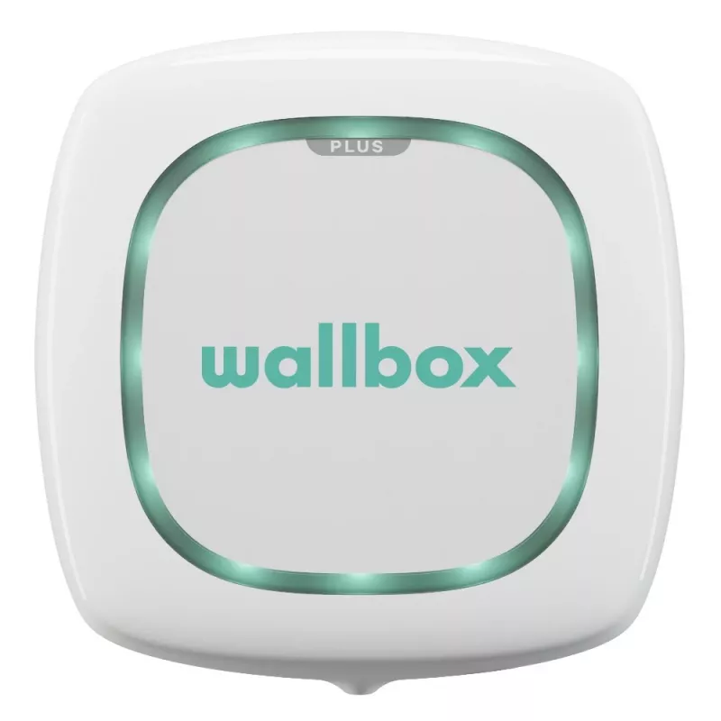Wallbox Pulsar Plus 7,4 kW Type 2 nabíjacia stanica pre elektromobily, biela s 5m čiernym káblom