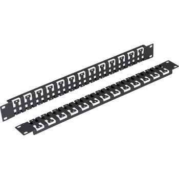 TRITON RAB-VP-X59-A1 19 palcový 1U panel na manažment káblov, čierny
