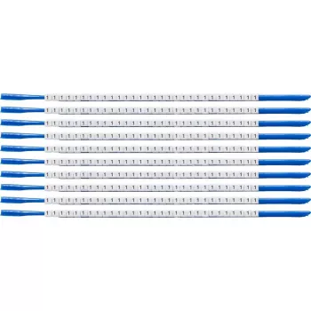 Brady SCN-07-1 Clip puzdro káblový označovač, označenie 1, biela, pre priemer kábla 1,9-2,4 mm, 300 kusov