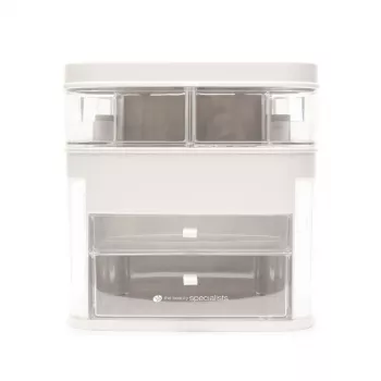 Rio CSSM-EU/1,2 Beauty Box kozmetická krabička s výklopnými miskami a zámkom na kľúč