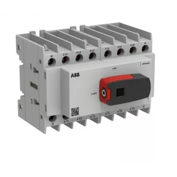 ABB OT63G1-8BS63 8-pólový odpojovač záťaže 63 A 1000 V AC/DC rám G1 s priamou rukoväťou