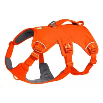 Ruffwear Web Master viacúčelový podporný postroj pre psov, Blaze Orange, veľkosť M