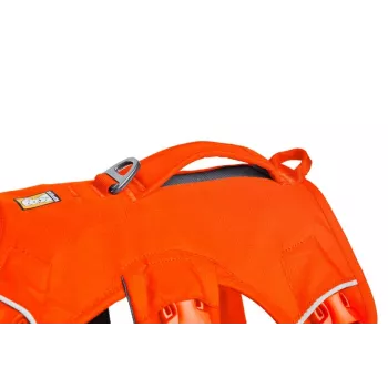 Ruffwear Web Master viacúčelový podporný postroj pre psov, Blaze Orange, veľkosť M