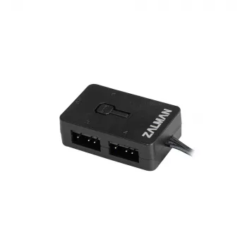 Zalman ZM-4PALC ARGB kontrolér - 4-portový Addressable RGB hub s magnetickým uchytením