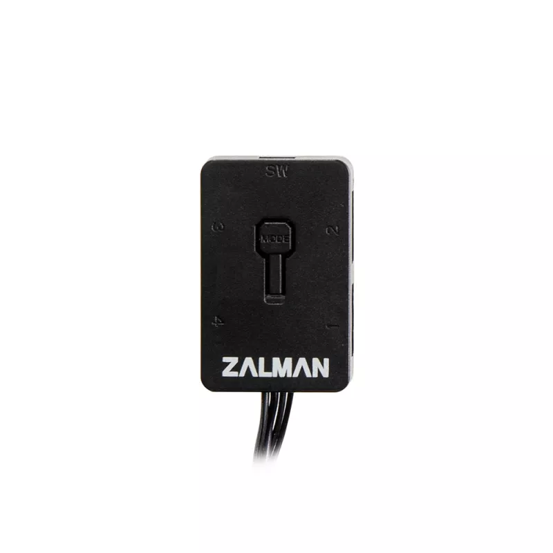 Zalman ZM-4PALC ARGB kontrolér - 4-portový Addressable RGB hub s magnetickým uchytením
