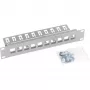 Triton RAC-PP-X03-C1 10-portový 1U Blank Keystone Patchpanel, sivý