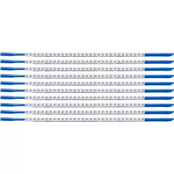 Brady SCN-07-0 Clip sleeve označovač káblov, označenie '0', žltý, priemer kábla 1,9-2,4 mm, balenie 300 ks