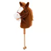LEAN TOYS Hobby kôň so zvukmi cválania a erdzania, hnedý, 100 cm