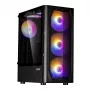 Zalman N4 Rev.1 Mid-Tower ATX skriňa so 6 ARGB ventilátormi, tvrdené sklo, čierna