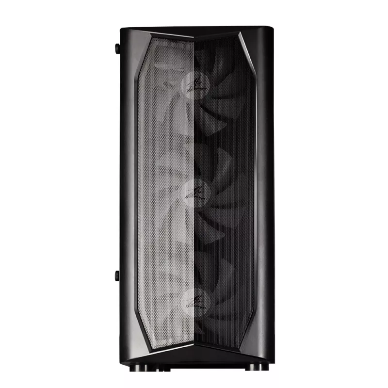 Zalman N4 Rev.1 Mid-Tower ATX skriňa so 6 ARGB ventilátormi, tvrdené sklo, čierna